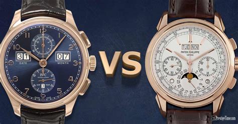 patek philippe vs iwc